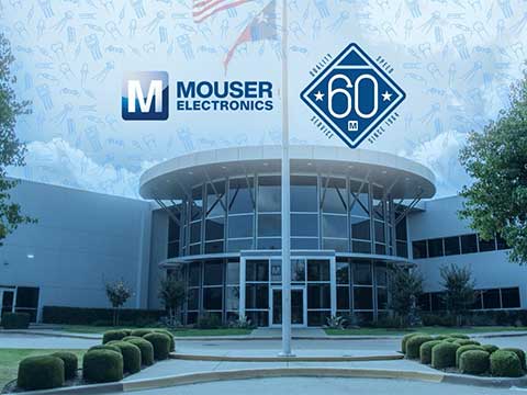 Mouser Electronics celebrates 60th anniversary