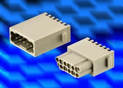 Industrial connector module offered with Quick Lock termination