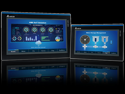 Delta Brings power, connectivity, flexibility and security to smart manufacturing new HMI