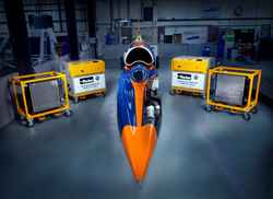 Hydraulic power packs streamline testing for BLOODHOUND SSC
