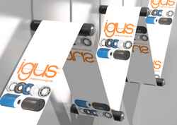 New from igus: xiros film guide roller for labelling technology 