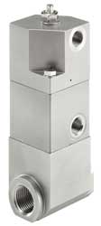 Type 2080 2/2-way valve with PTFE bellows for hygienic processes