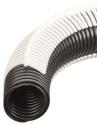 Lateral support for corrugated hoses from igus
