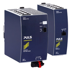 New eight-port DIN-rail PoE injectors from PULS 