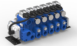 Intelligent hydraulic valve is configured in software