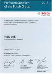 Bosch names NSK 