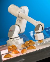 Robotic units in the bakery sector
