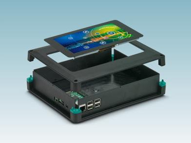 Electronics housings for RPI touch displays