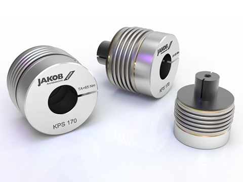Shaft coupling with short expanding cone hub
