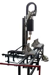 UtiliTrak linear motion system used in induction brazing machine