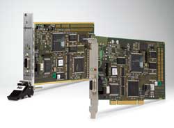PCI and PXI Profibus interface cards include LabVIEW driver