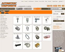 Automotion Components launches new website with CAD downloads
