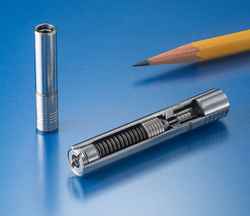 Damped pressure relief valve insert for critical flow uses