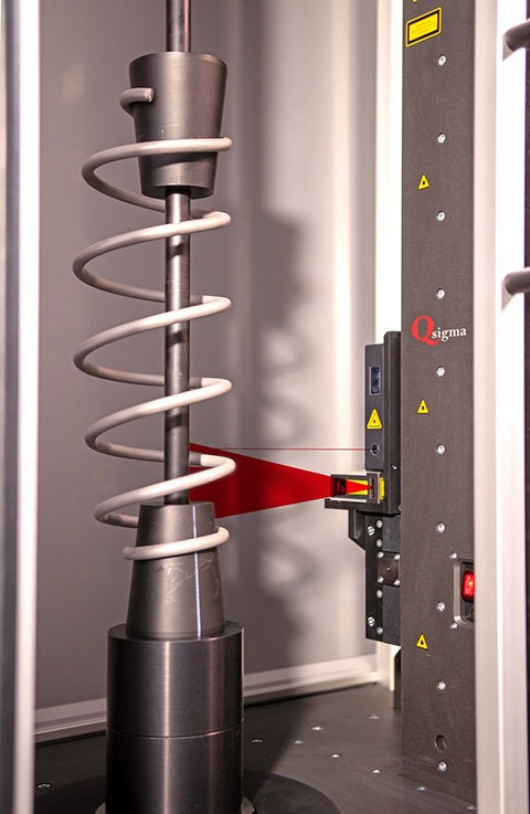 QSigma turns to Micro-Epsilon to measure wire diameter of coil springs