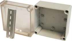 Hylec-APL IP66 DN junction box enclosures with 35mm DIN rail
