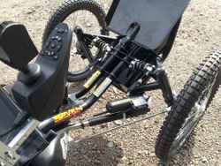 All-terrain wheelchair power steering position feedback 