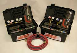 Complete kit for heavy-duty oxy-fuel welding and cutting