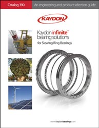 New catalogue of Kaydon turntable bearings