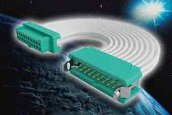 Hi-rel Gecko connectors for network of miniature satellites