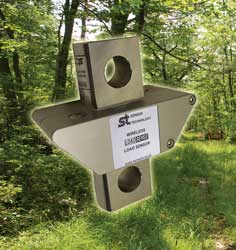 Smart load sensor to test strength of tree roots