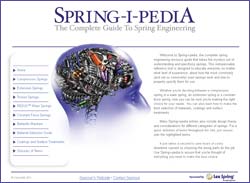 Spring-i-pedia, the complete spring engineering resource guide