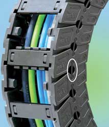 E6 energy chain resists vibration better than alternatives