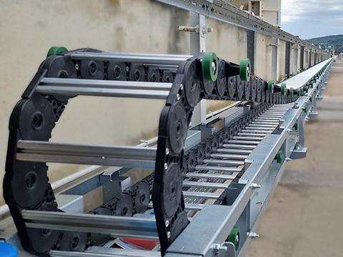 Hybrid cable carriers from Kabelschlepp Metool