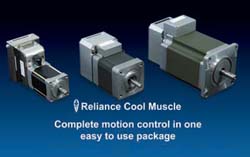 Reliance offers ultra-smooth Cool Muscle integrated servo motors