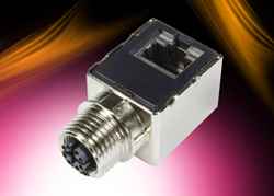 har-speed M12/RJ45 adaptor for 8-wire Ethernet applications 