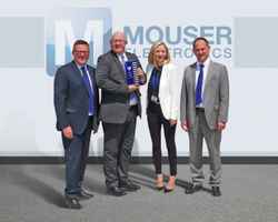 Vishay names Mouser e-Commerce Distributor of the Year, Europe