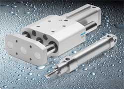 Clean Design pneumatic cylinders for food industry applications