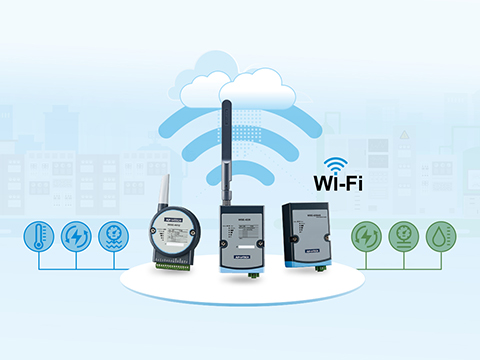 Advantech WISE-4250 dual-band Industrial Wi-Fi I/O Module