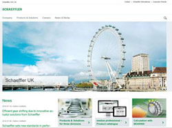 New website for Schaeffler UK
