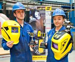 ESAB ShipWeld winners at BAE Systems - Submarine Solutions 