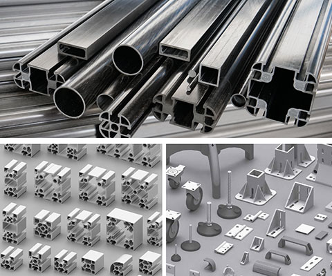 Structural carbon profiles and aluminium extrusions on short lead times
