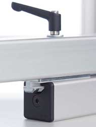 New sliding clamp for Item aluminium profile system