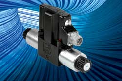 Proportional directional control valves integrate electronics