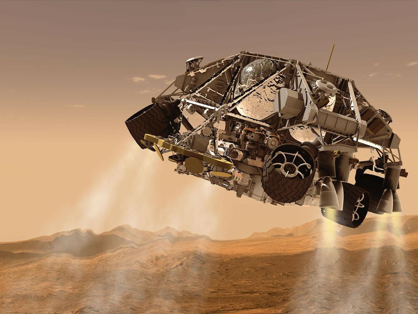 Thrust behind the Mars Rover mission