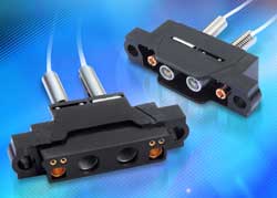 High-reliability connectors now available with fibre-optics