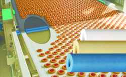 Knife edge rollers for lubrication-free belt deflection