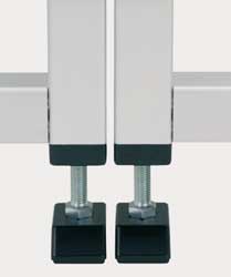M12 adjustable foot suits 80x40mm aluminium profiles