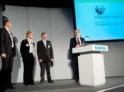 Schaeffler wins two supplier awards from Siemens 