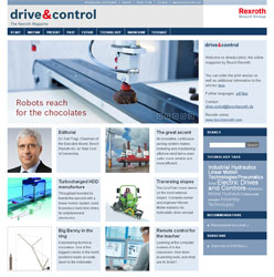 Rexroth drive&control magazine - online and in print