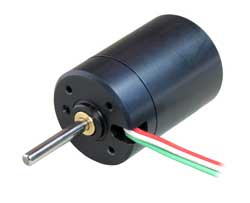 Miniature brushless DC motor with integral drive electronics
