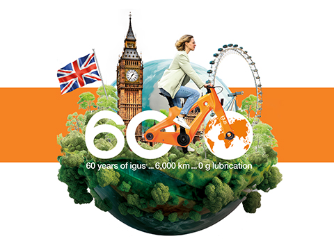 The countdown begins to UK tour on recycled plastic bicycle