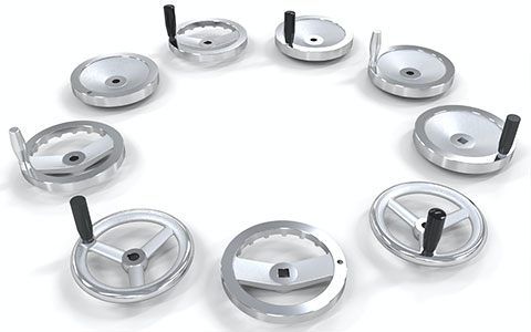 Aluminium handwheel range now includes solid dish design