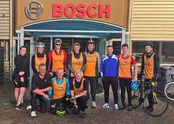 Bosch Rexroth staff take to their bikes to raise funds for RNLI