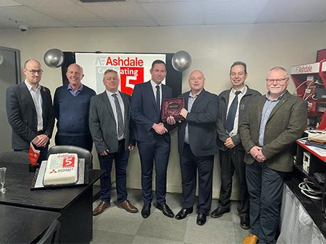 Mitsubishi Electric and Ashdale Engineering celebrate 35 years of partnership