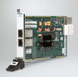 High-performance dual gigabit Ethernet interface for PXI Express