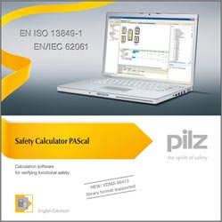 Pilz PAScal safety calculator now uses VDMA 66413 library